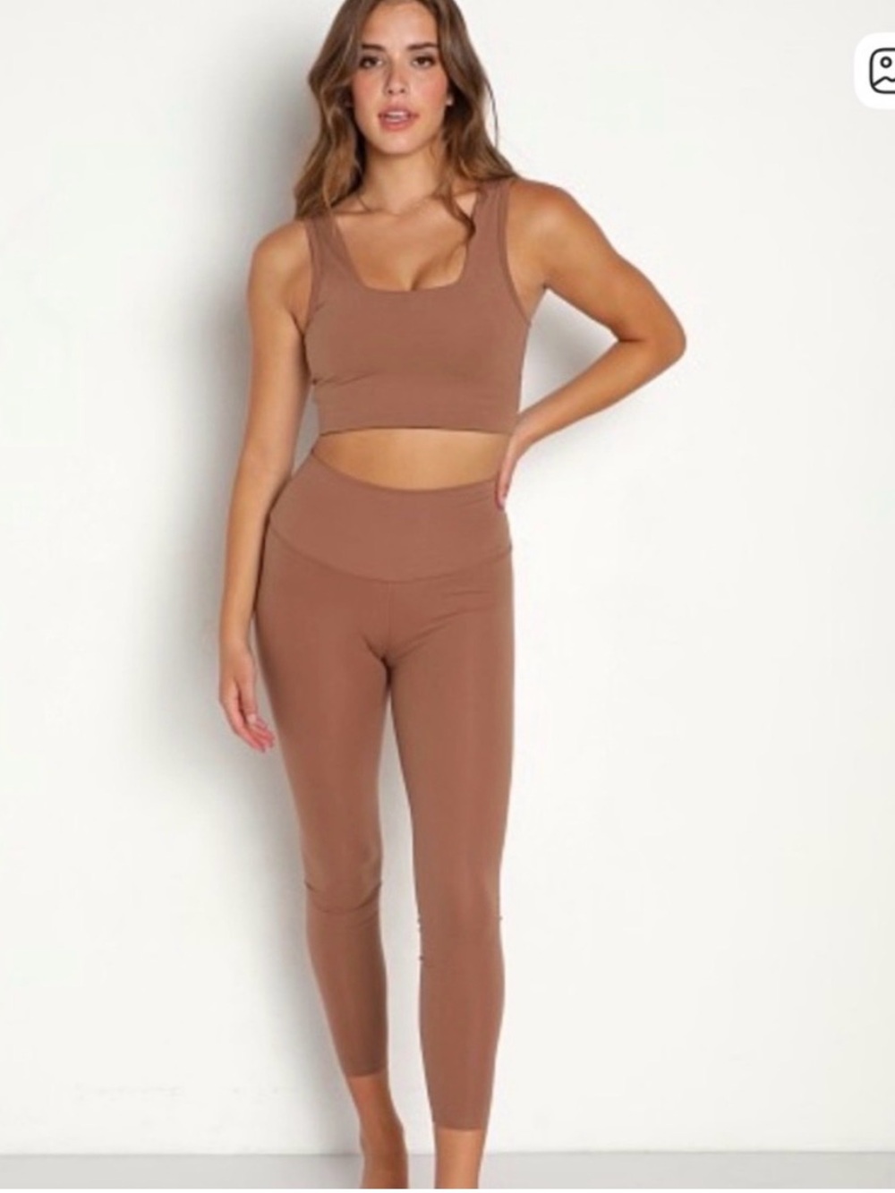 Varley Let’s Move Set - Brown Leggings and Sports - XS - Lightly Worn